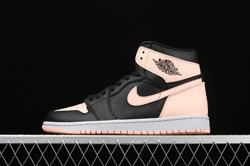 All categories Air Jordan Jordan series basketball shoes Air Jordan 1 High X version Air Jordan 1 "Crimson Tint" AJ1 Joe 1 black powder 555088-081